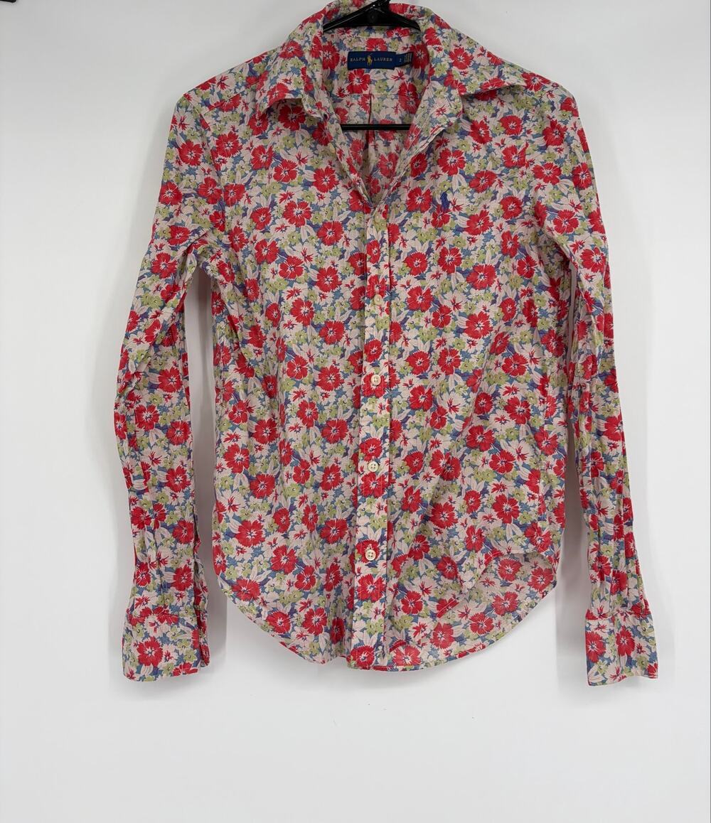 Ralph Lauren Cotton Floral button up slim fit